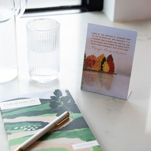 Double Sided Desk Card