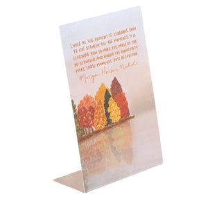 Double Sided Desk Card