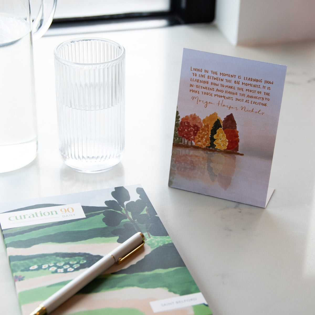 Double Sided Desk Card