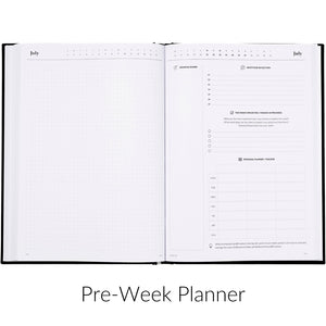 Curation 2025 Planner Inside pages - Pre Week Planner