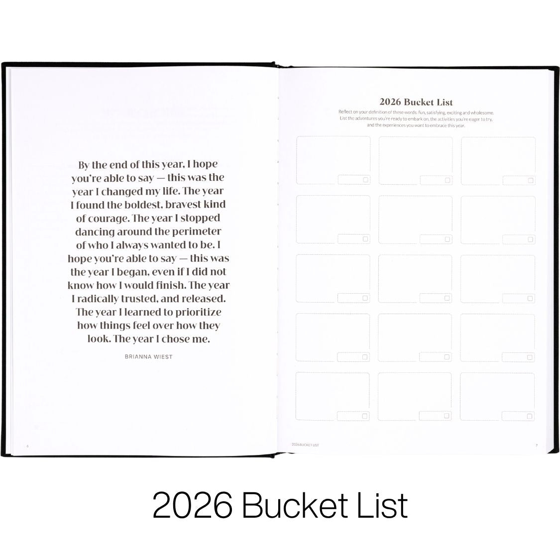 curation 2026 planner large