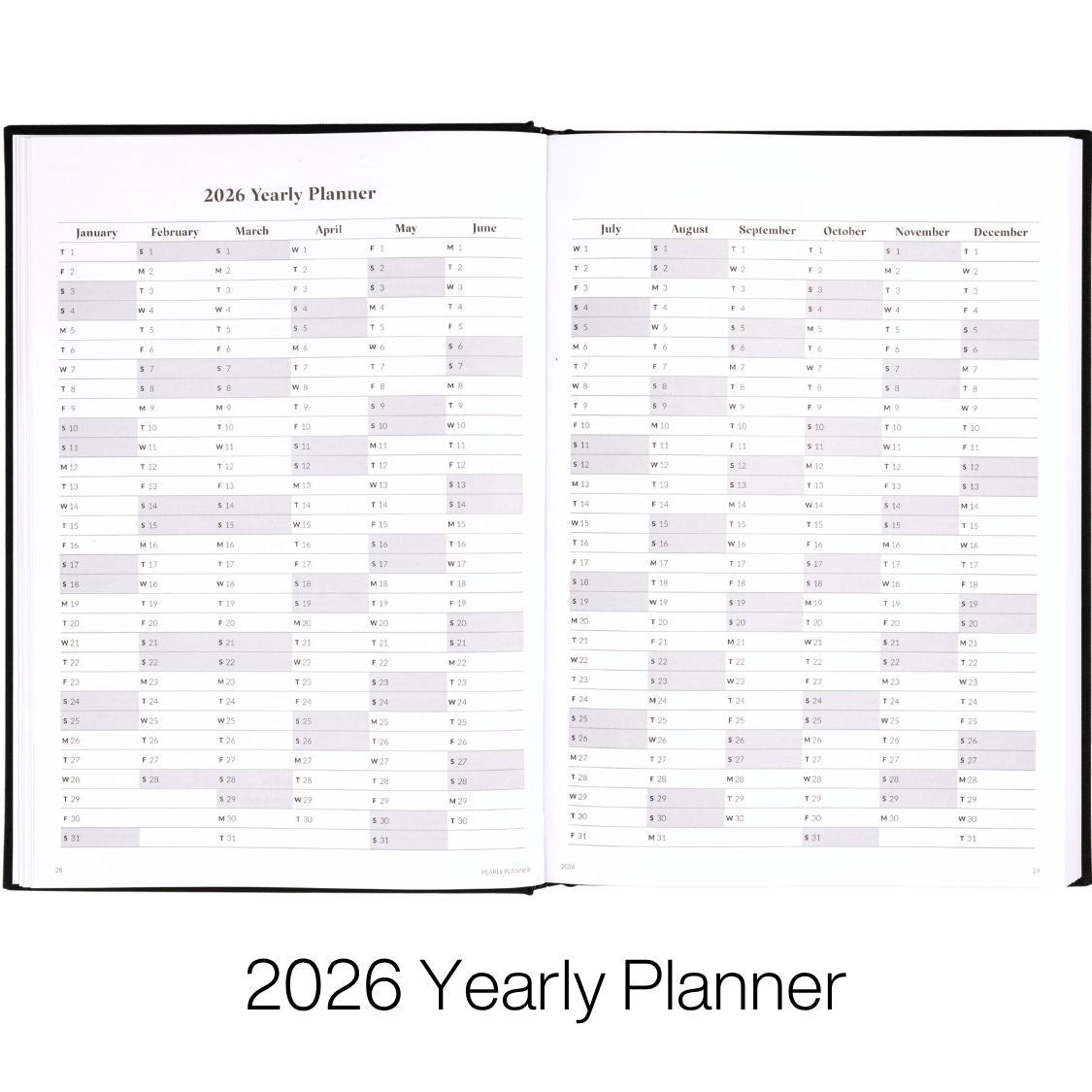 curation 2026 planner large