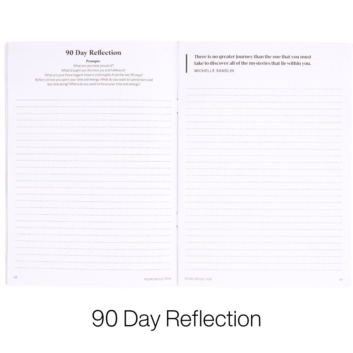 curation 90 day planner weekly