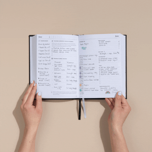 Curation 2025 Daily Planner Pre-Week Planner + Daily Spread layout