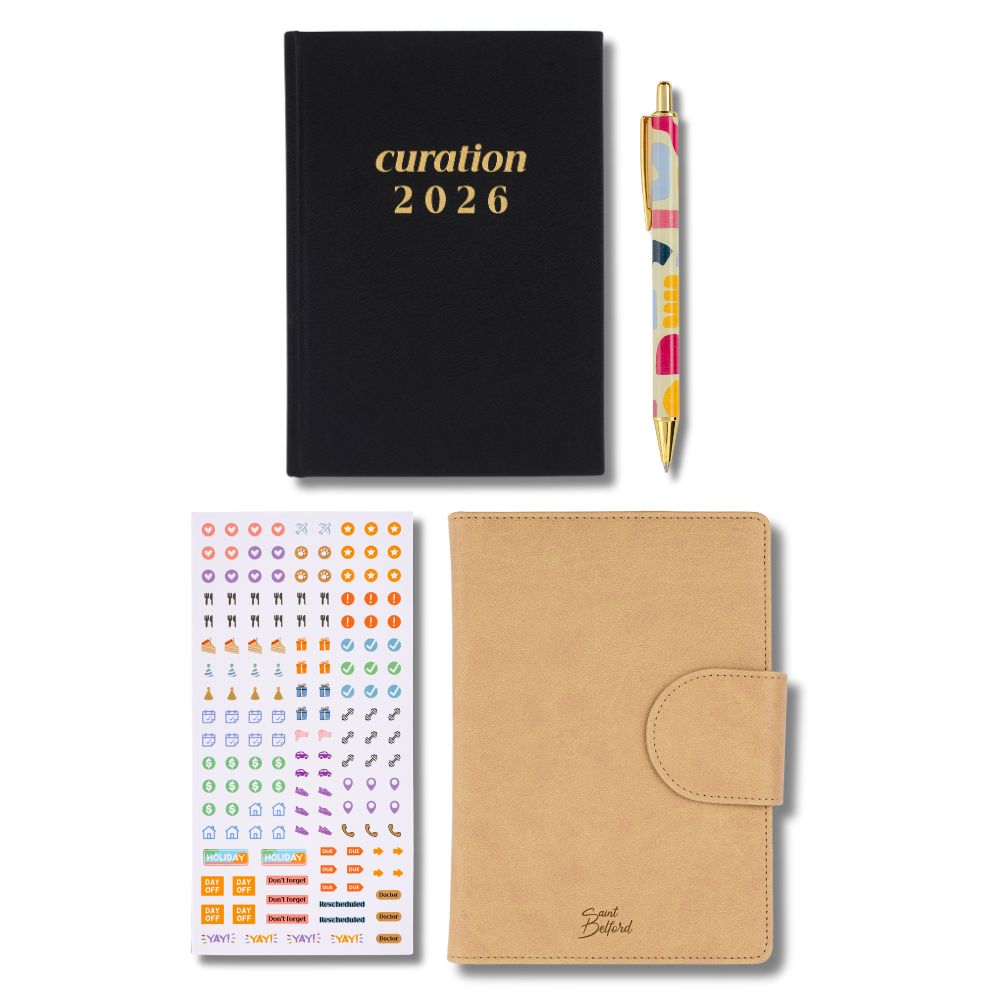 Curation 2026 Daily Wake Up With Purpose Planner Bundle