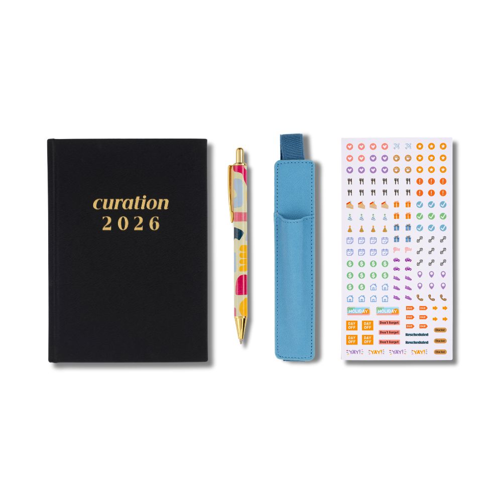 Curation 2026 Mini Mindful On The Move Planner Bundle