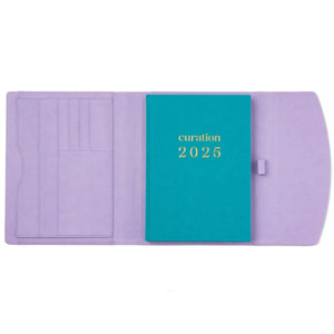 Compendium Large Lilac with Curation 2025 planner inside