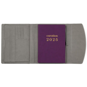 Compendium Large Retro Grey with Curation 2025 planner inside