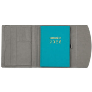 Compendium Large Retro Grey with Curation 2025 planner inside