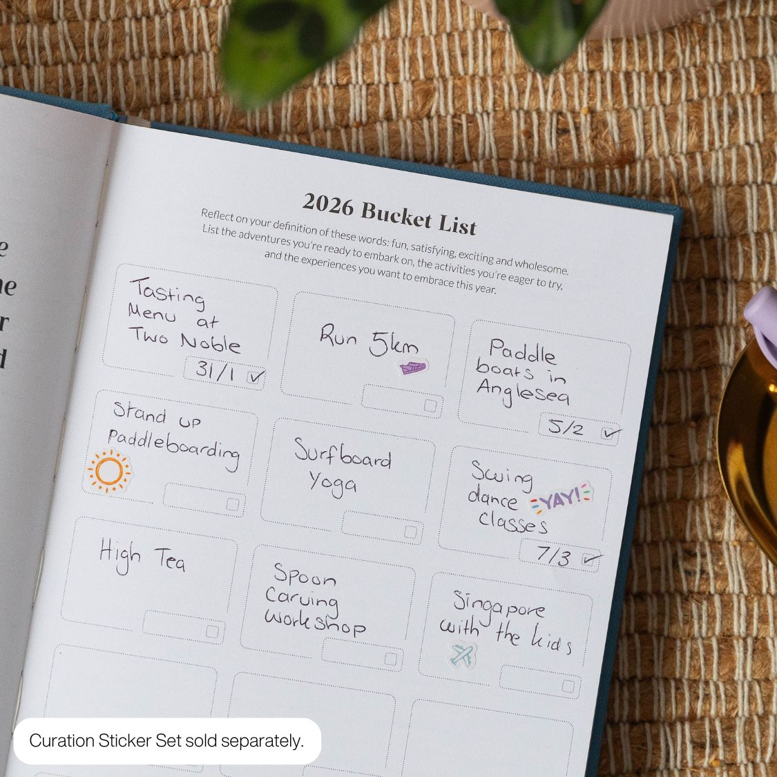 curation 2026 diary planner