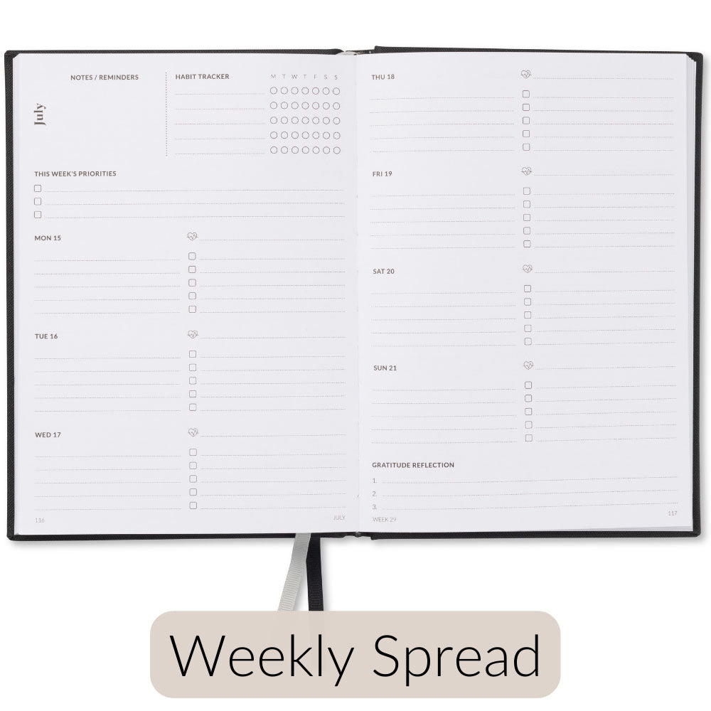Pocket Calendar 2024 Mini Planner Weekly Super Mini Size - 3'' x
