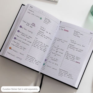 Curation 2025 Planner daily inside pages