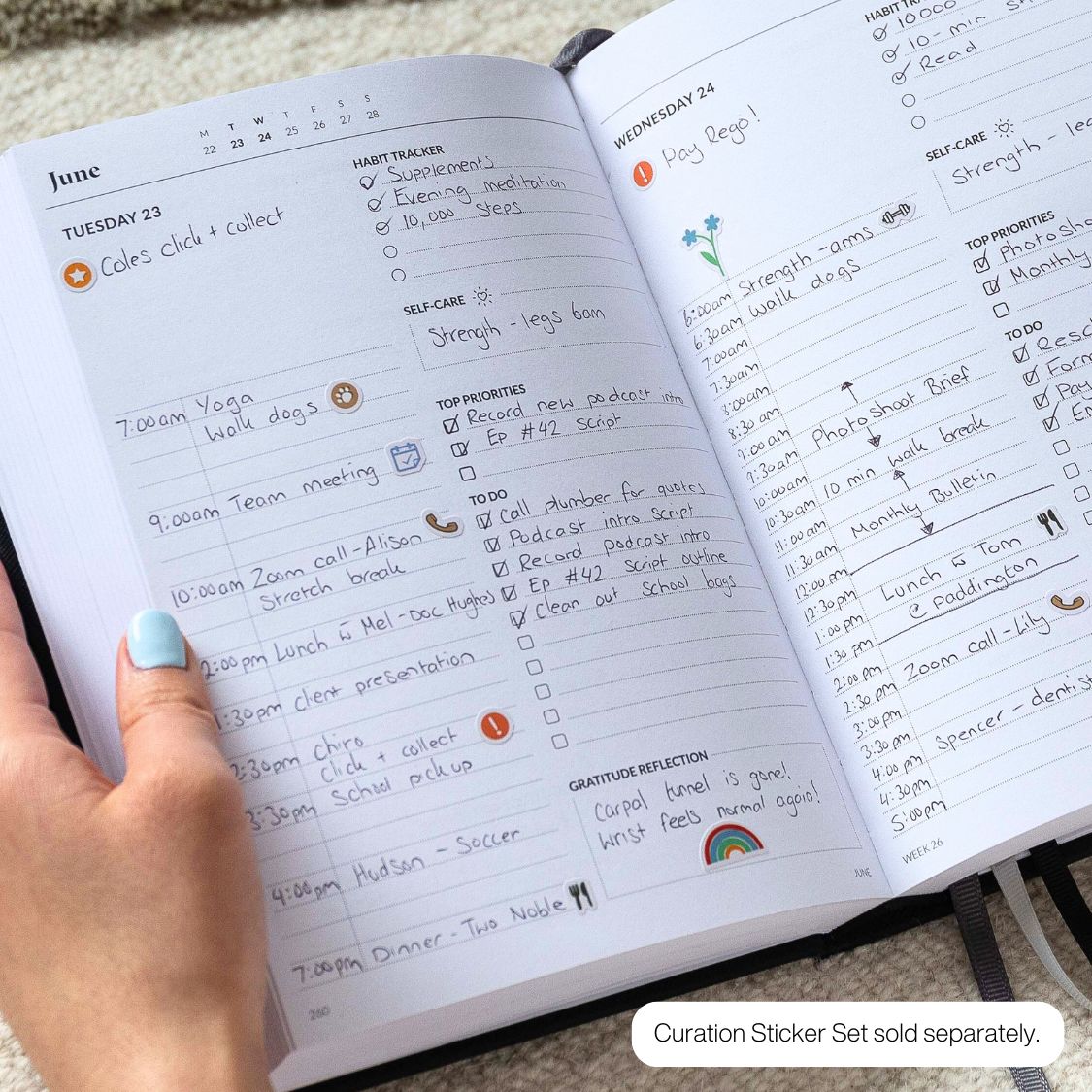 Curation 2026 Planner (Daily) | Day To A Page 2026 Planner - Saint ...