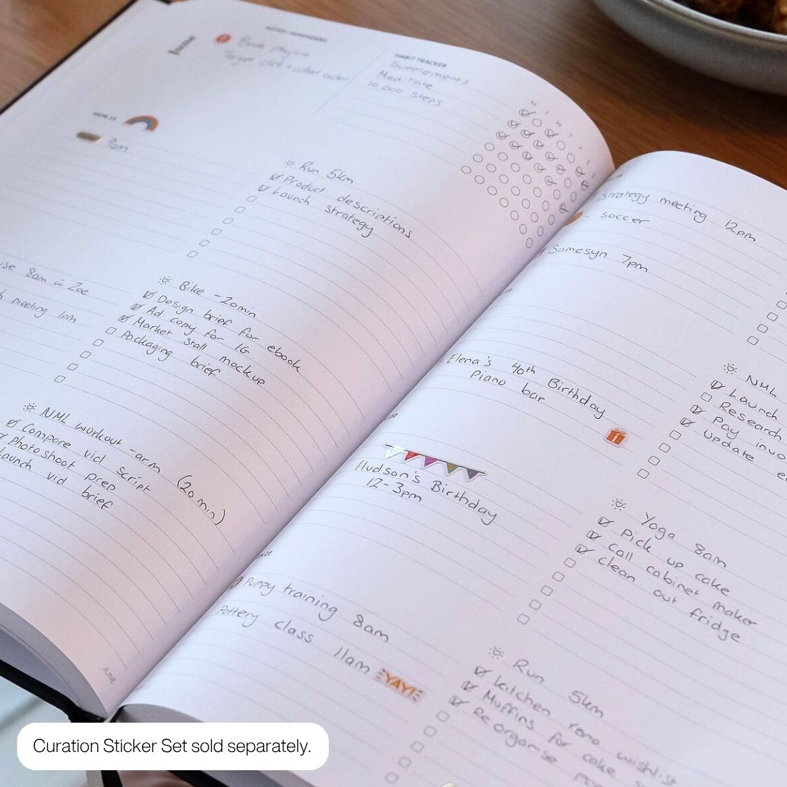 curation 2026 planner large