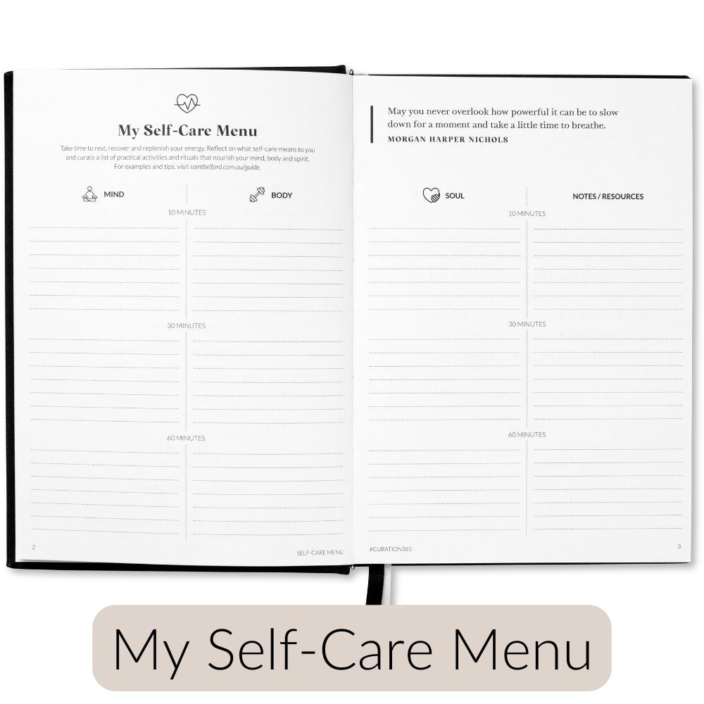 Curation 365 Undated Planner inside pages