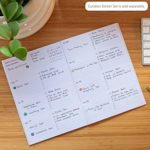 Curation 90-Day Undated Planner