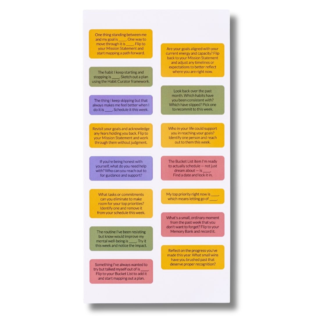 Curation Prompt Stickers (30 Stickers) Pre-order