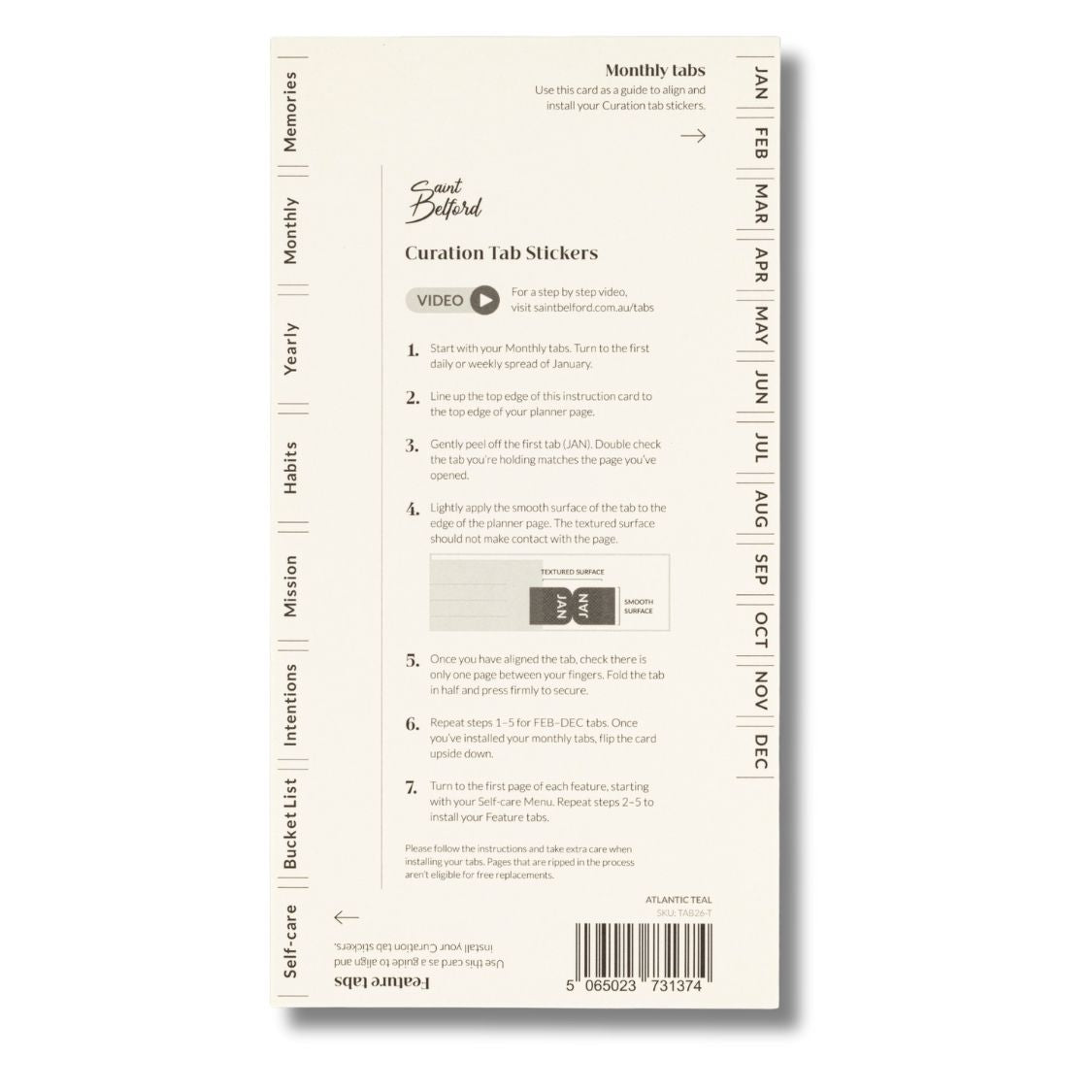 Curation Tab Stickers