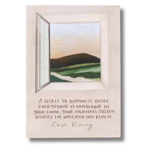 Double Sided Desk Card