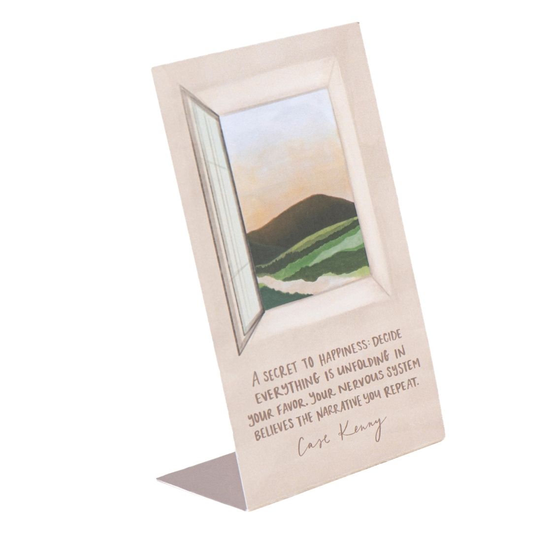 Double Sided Desk Card