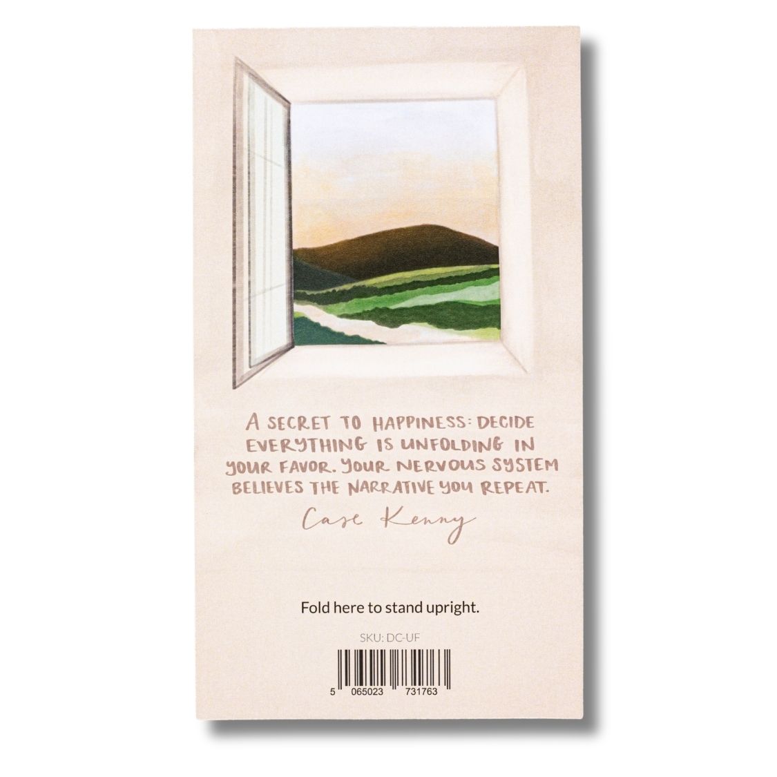 Double Sided Desk Card